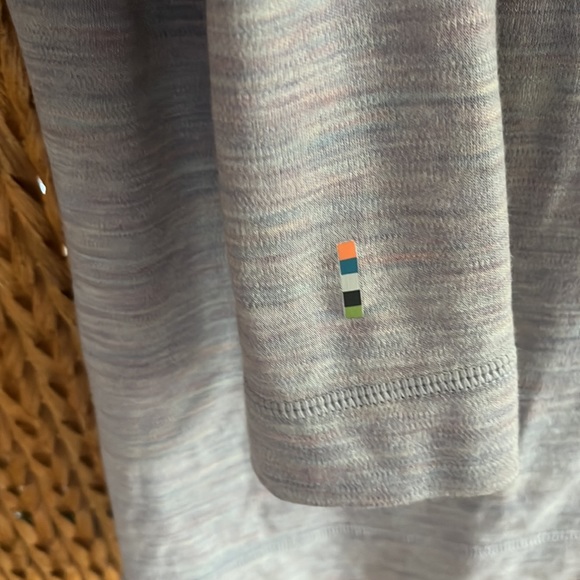 SMARTWOOL merino wool 1/4 zip pullover base layer top - Picture 7 of 8